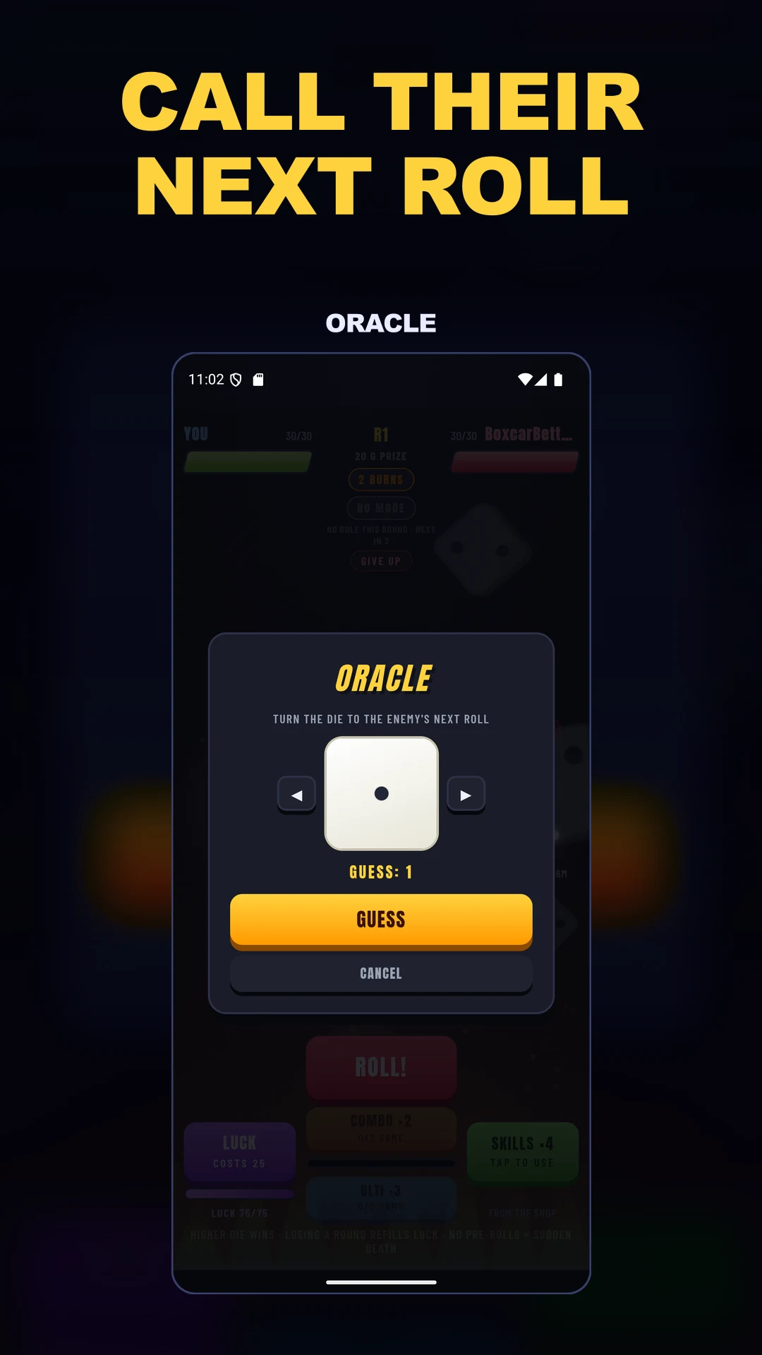 Roll Fighter: Dice Battle screenshot